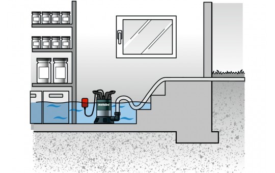 Снимка Помпа потопяема за чиста вода 600W 11700 l/h METABO TP 12000 SI