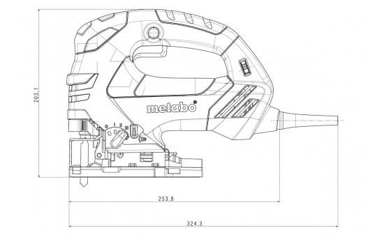 Снимка Прободен трион 750W 140mm METABO STEB 140 QUICK